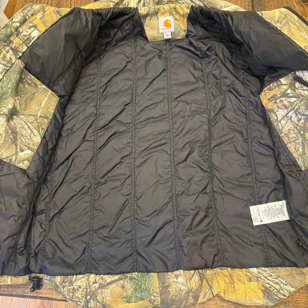 Carhartt Mens Quick Duck Realtree Xtra Camo Thinsulate Jacket 101444 977 Large